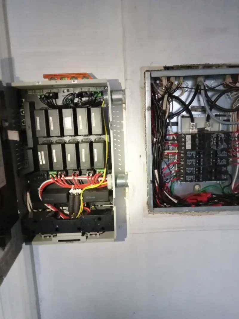 Electrical panel upgrade completed for Ring Doorbell Installation in Leesburg
